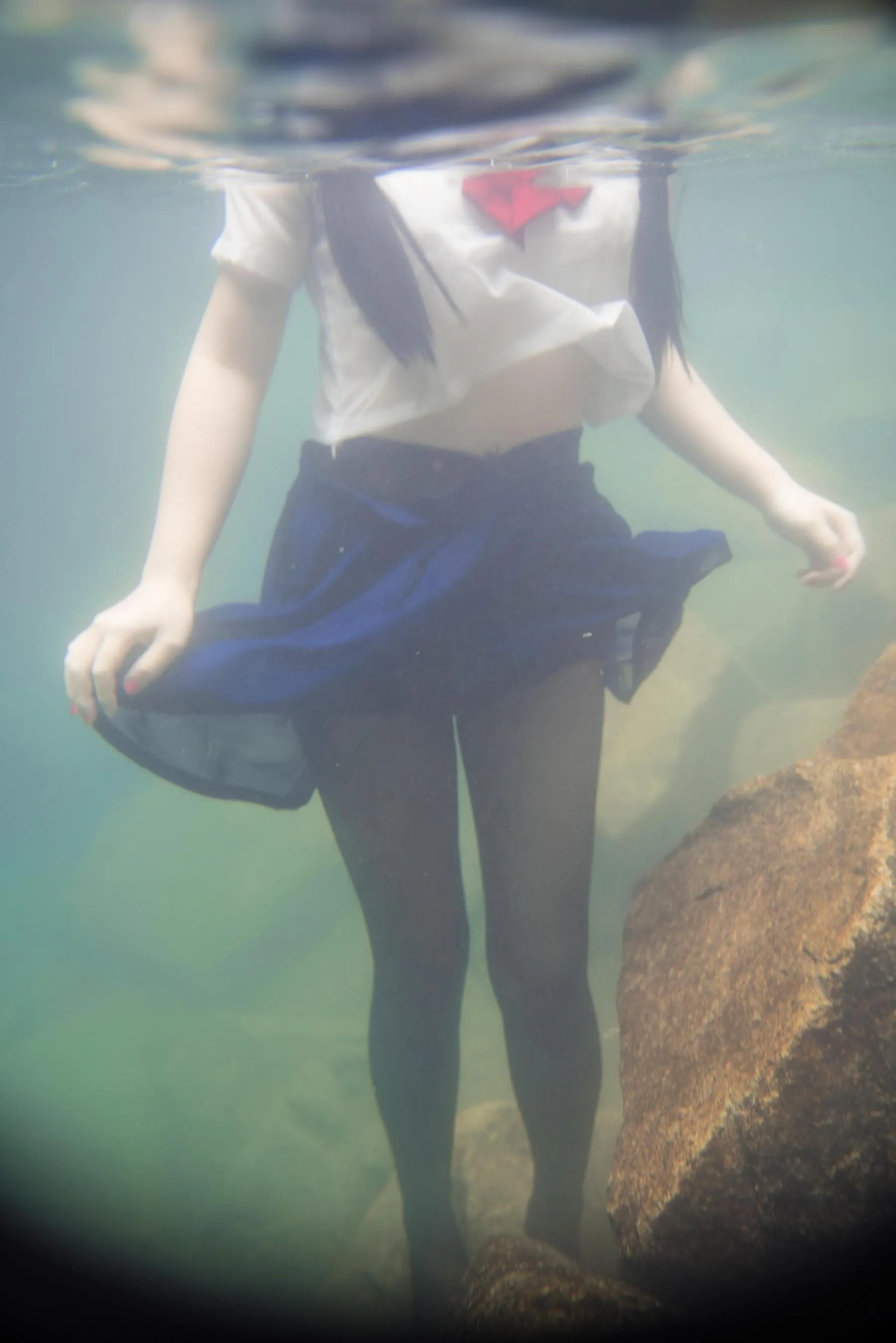 白烨 – NO.05 湿身JK-图片 [50P]插图5